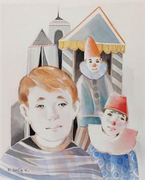 Waterverfschilderij kopen van Marcel Cockx