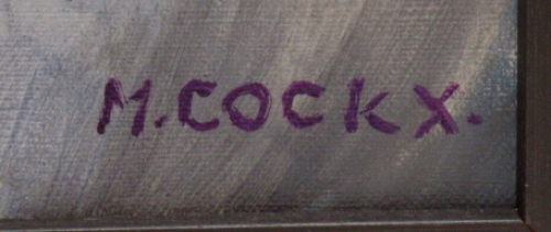 expressionistisch schilderij van Marcel Cockx