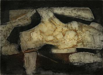 Grafisch kunstwerk van de Franse graficus Marcel Fiorini