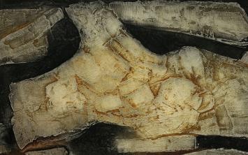 Abstracte gravure 47/100