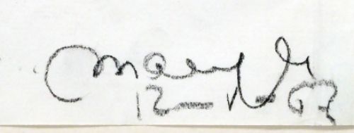 Handtekening van Marcel Maeyer