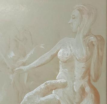 Marcel Notebaert met een naakte dame en een hand