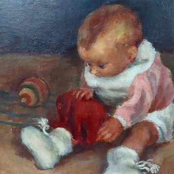 De Belgische kunstschilder Marcel Stobbaerts