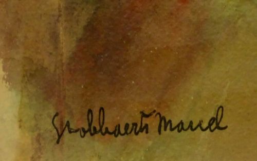 Peintre belge Marcel Stobbaerts