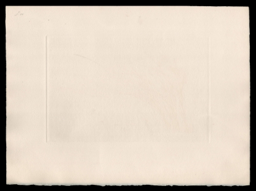 Margot Weemaes met een ingekleurde ets