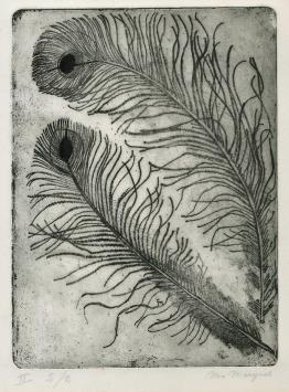 Etsen van de Belgische etser Maria Marques