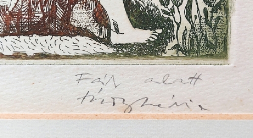 Fat allatt (onder de boom)