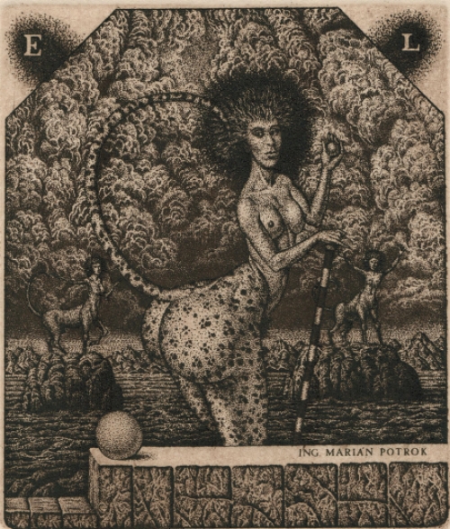 Een ex libris voor Ing. Marian Potrok \