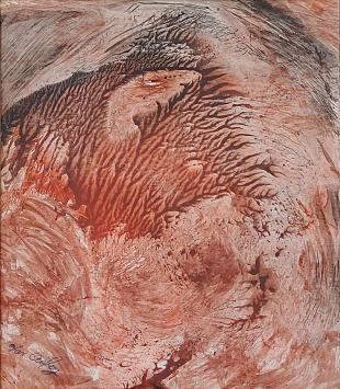 Schilderijtje van de Mechelse Marieke Van Aeken