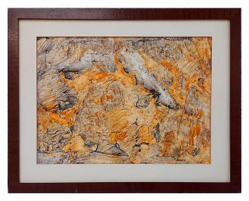 Abstract kunstwerk op karton van Marieke Van Aeken kopen