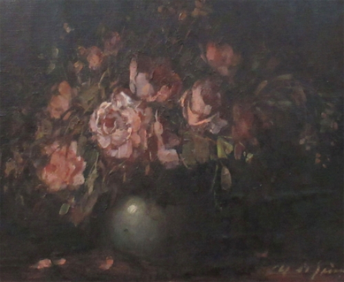 Schilderij van de Kortrijkse kunstenares Marthe De Spiegeleir