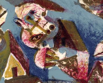 Abstract kunstwerk van Martin Engelman
