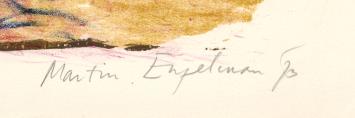 Abstract grafisch kunstwerk 1973 140/190