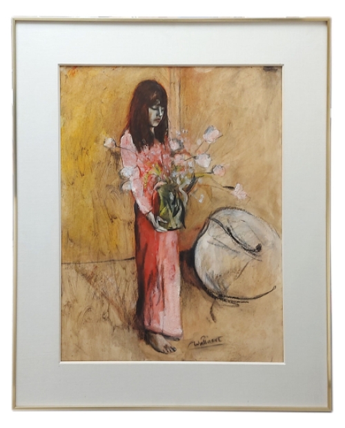 Olieverfschilderij van de Belgische schilder Martin Wallaert