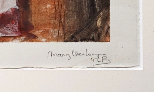 Mission, kartondruk en collage