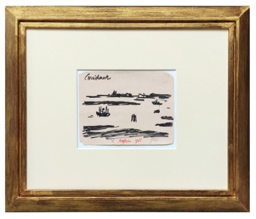 Tekening van Belgische kunstenaar F. Masereel kopen