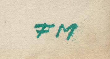 Boer op wandel naar veld en danseressen