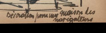 Studieschets van F. Masereel uit 1939