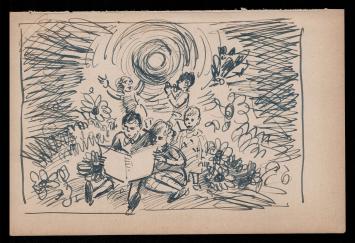 Schets van Belgische graficus Frans Masereel kopen