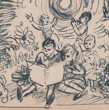 Tekening van Frans Masereel