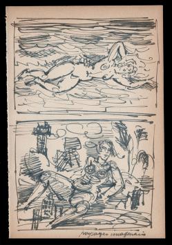 Tekeningen van Belgische graficus Frans Masereel kopen