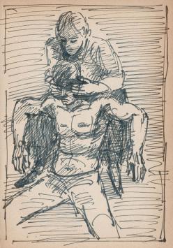 Kunstwerk op papier van Frans Masereel