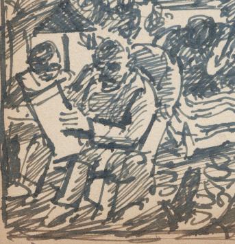 Studieschets van F. Masereel