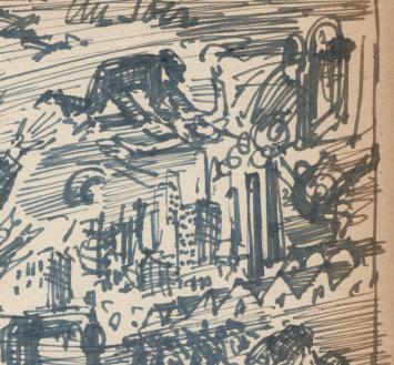 Kunst van de Belgische graficus F. Masereel