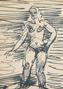 Tekening of schets van Frans Masereel