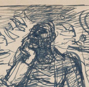 Studieschets van F. Masereel online kopen
