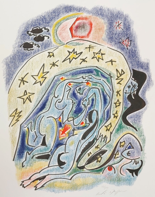 Litho van de Franse kunstenaar  André Masson kopen