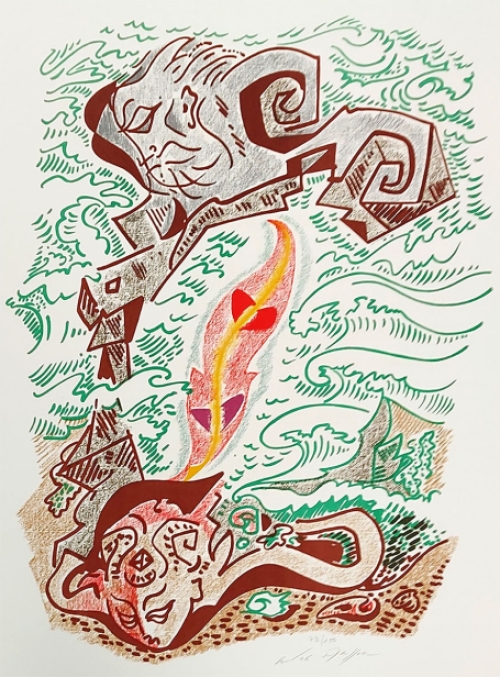Gesigneerde litho van André Masson