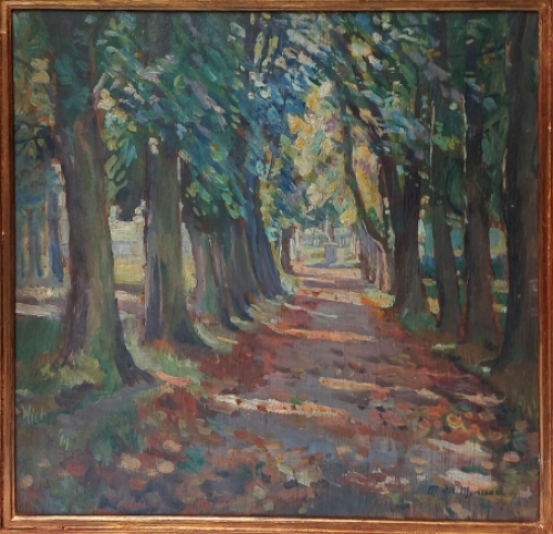Schilderij van de gravin Mathilde Du Monceau De Bergendael