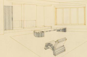 Ontwerptekening van Maurice Carlier