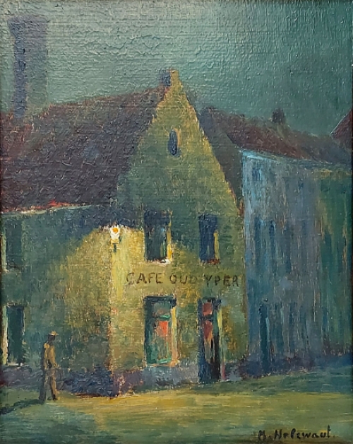 Schilderij door de Belgische kunstenaar Maurits Helewaut