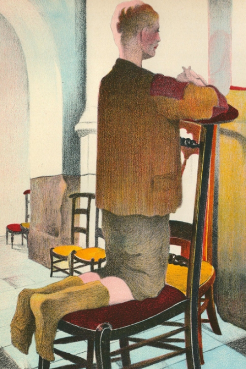 Litho uit 1926 van M. Langaskens