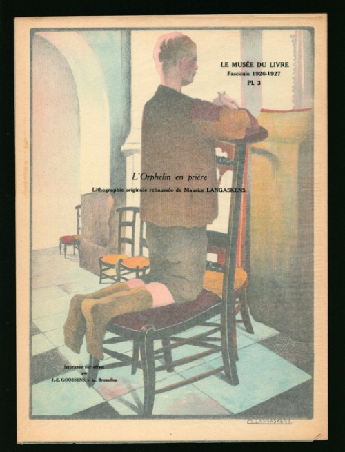 Gesigneerde litho van M. Langaskens