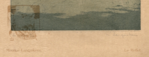 Ets uit 1926 van M. Langaskens