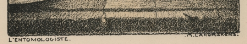 Gesigneerde litho van M. Langaskens