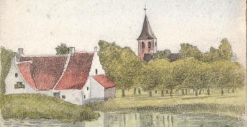 Tekening getekend door Maurice Pauwaert in 1922