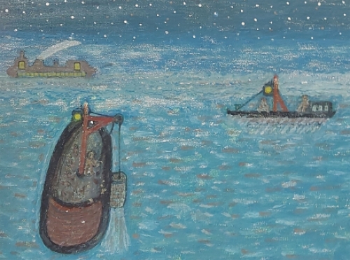 De Belgische kunstenaar Maurits Huysman