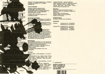 Marc De Blieck met een grafisch kunstwerk uit 1995