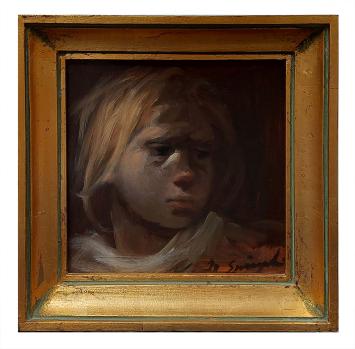 Schilderij van de Belgische schilderes Marthe De Spiegeleir