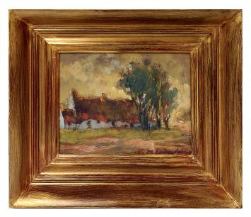 Schilderij van de Belgische schilderes Marthe De Spiegeleir
