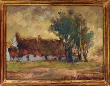 Schilderij van kunstschilderes Marthe De Spiegeleir