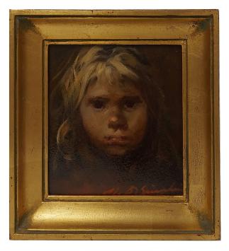 Schilderij van de Belgische schilderes Marthe De Spiegeleir