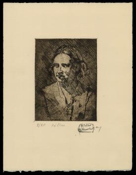 Medard Maertens Belgische kunstenaar met een ets