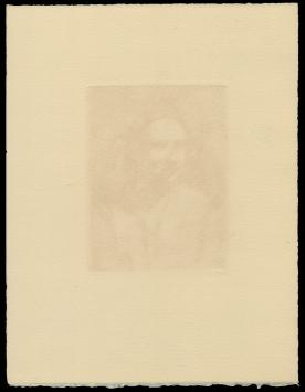 Ets met atelier stempel en nummering