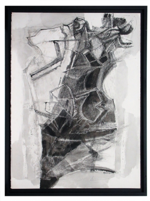 Tekening Belgische kunstenaar Rudolf Meerbergen kopen