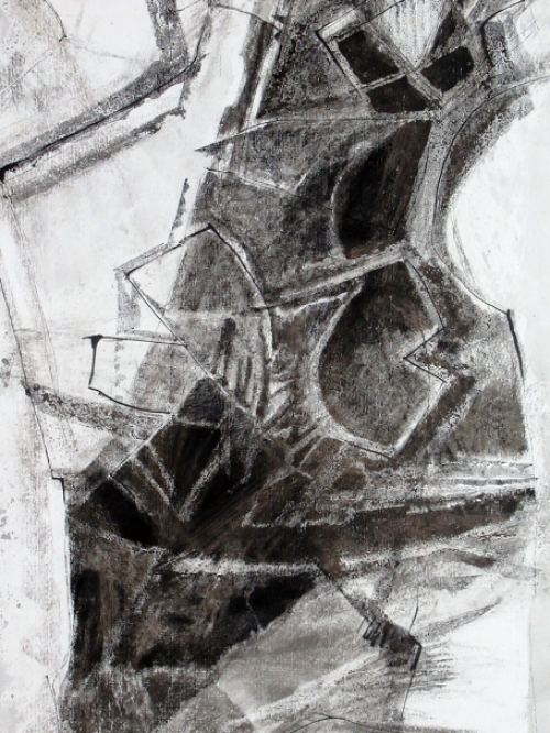 Abstract kunstwerk van Rudolf Meerbergen